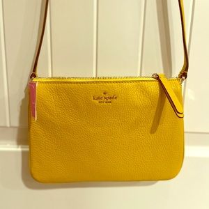 Yellow crossbody bag